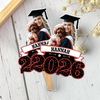 Personalised Faux Glitter Face Photo Graduation Congrats Face Fan with Name Graduation Gift for Graduates HO82 901450