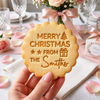 Personalized Name Merry Christmas From Cookie Stamp, Holiday Baker Gift HO82 904110