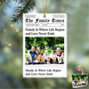 Custom Photo The Family Times Acrylic Ornament Holiday Keepsake HO82 894744