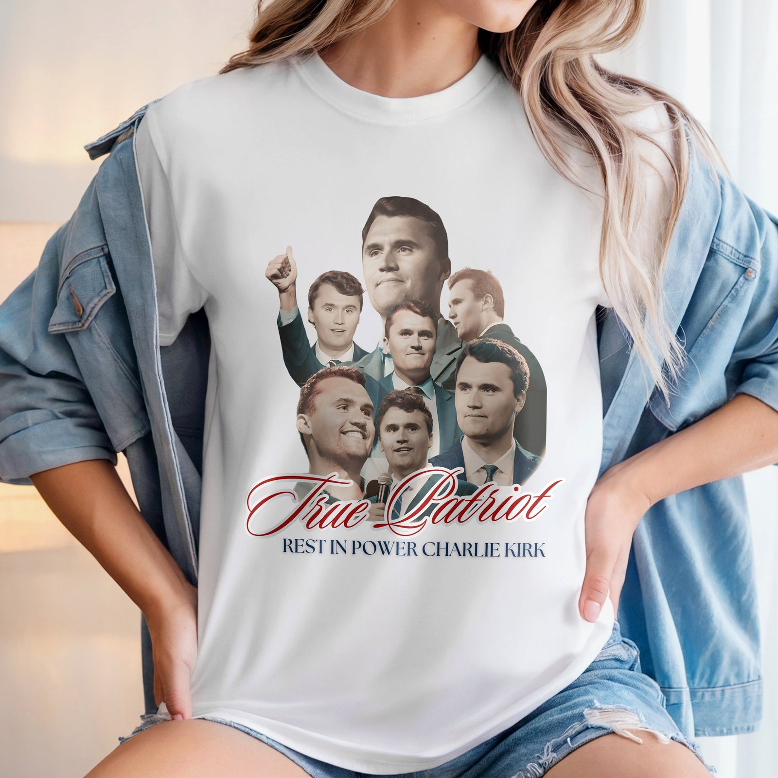 True Patriot Rest In Power Charlie Kirk Bright Shirt HO82 65808