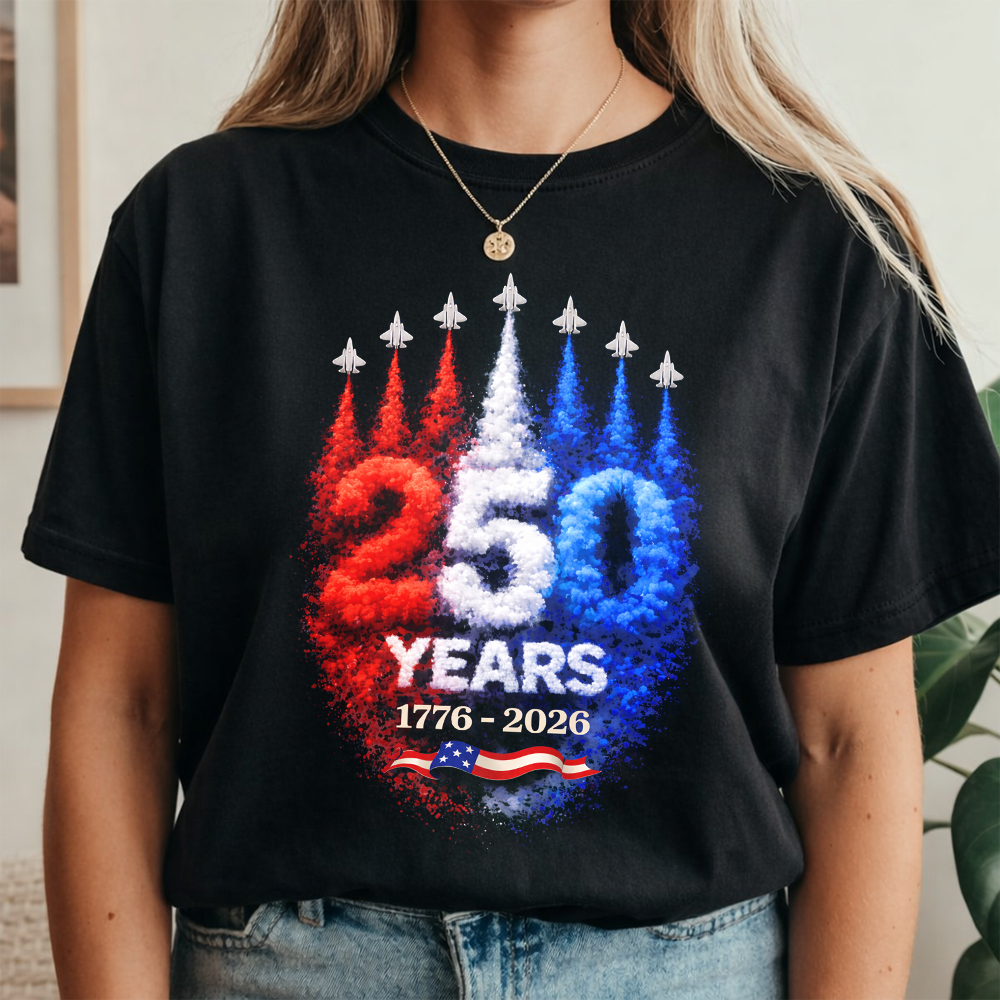 USA 250th Anniversary Rocket – America Rising Freedom Patriotic Dark Shirt LM32 899383