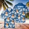 Custom Dog Photo And Name Floral Hawaii Shirt TH10 169459