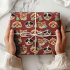 Custom Pet Photo Christmas Tree Wrapping Paper For Pet Lovers LM32 670573