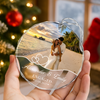 Custom Photo Engaged Glass Ornament – Personalized Engagement Christmas Gift For Couples TH10 170691