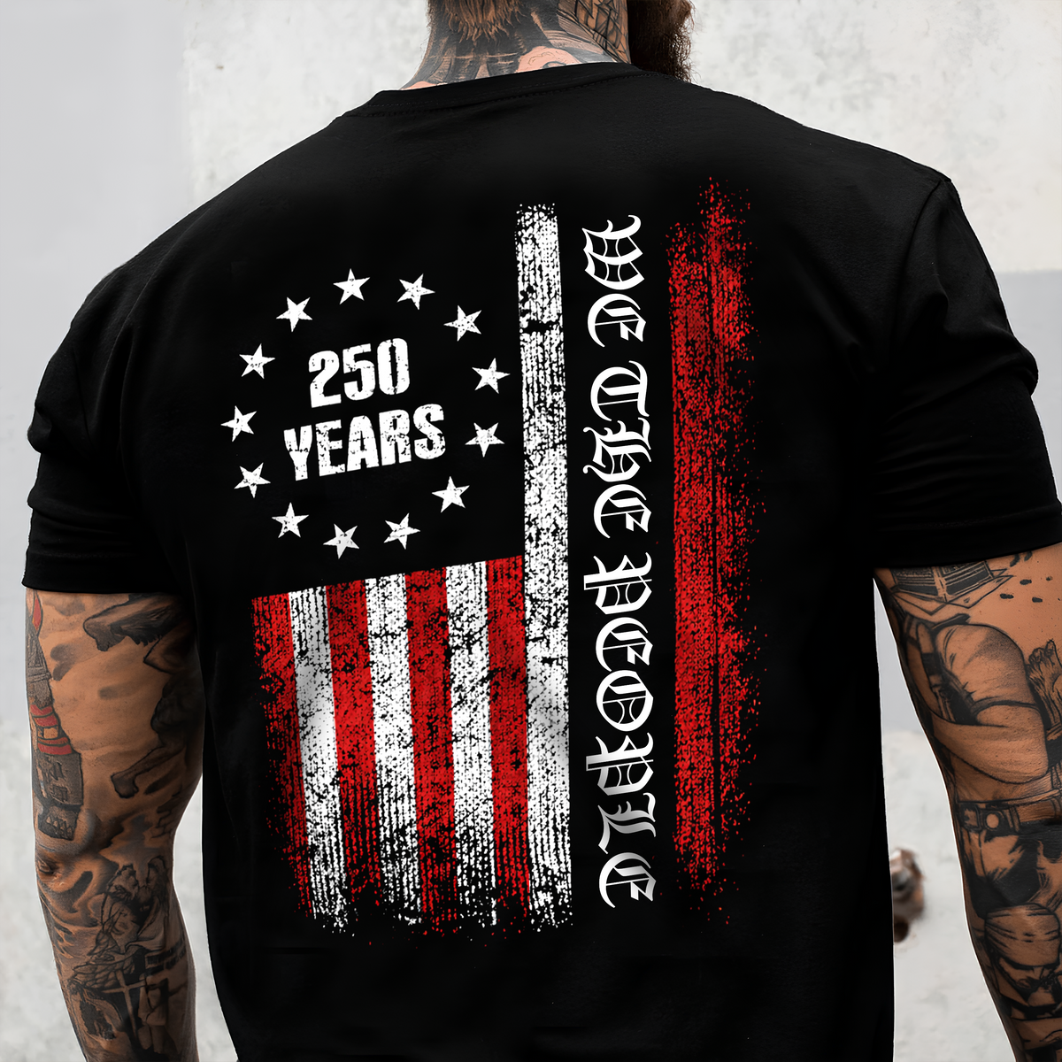 Custom Name We The People America 250 Dark Shirt TH10 169057