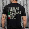 Personalized Legend Husband Dad Grandpa Back Shirt With American And Mexico Flag TH10 894317