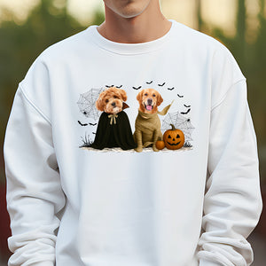 Custom Photo Gothic Halloween Shirt For Dog Lover TH10 896135