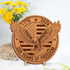 USA 250th Anniversary 1776-2026 Wooden Plaque With Stand HO82 901812