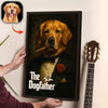 Custom Photo Dogfather Catfather Classical Style Poster Gift For Dog Cat Lovers HO82 894840