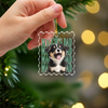 Personalized Dog Cat Photo Vintage Acrylic Ornament, Christmas Gift For Pet Lovers TH10 170993