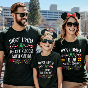 Most Likely To Christmas Family Matching Shirt Funny Gift For Family CH07 899348