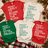 Personalized Most Likely To Family Christmas Shirt, Matching Holiday Outfit TH10 171419