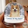 Custom Photo Forever in My Heart Memorial Acrylic Snow Globe HA75 898020