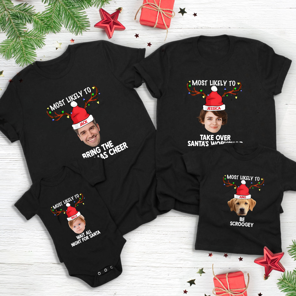 Custom Photo Funny Matching Family Shirt HO82 900412