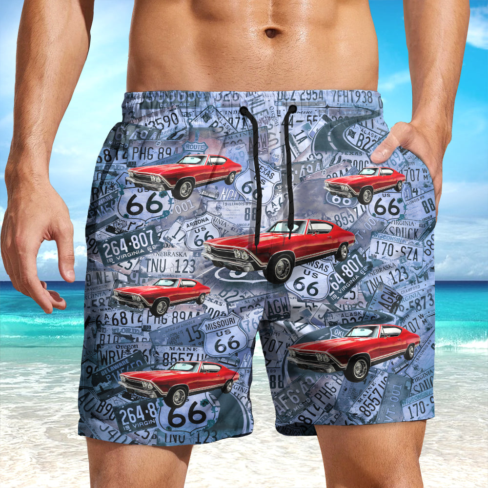 Custom Car Photo High Quality Unisex Beach Short HO82 902030