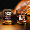 Custom Photo Thanks Dad We Woof You Print Whiskey Glass Father's Day Gift HA75 892248