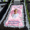 Custom Photo Always In Our Hearts, Never Forgotten Grave Blanket LM32 893235