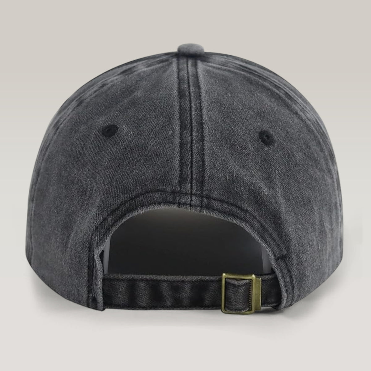 Personalized Vintage Photo Dad, Mom Washed Denim Baseball Cap TH10 170103