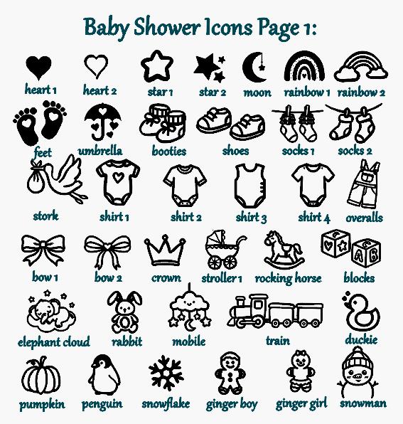 Personalized Engraved Baby Shower Mini Silicone Spatula Favor LM32 670555