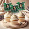 Custom Photo Congrats Class Of 2026 Cupcake Toppers HA75 920834