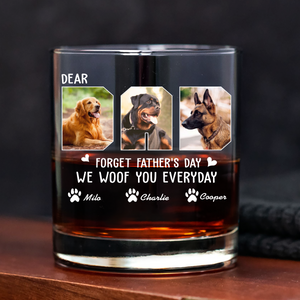 Custom Photo Daddy Forget Father‘s Day We Woof You Everyday LM32 893545