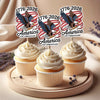 America 250Th Anniversary 1776-2026 Eagle Cupcake Topper HA75 898840
