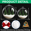 Personalized Custom Family Name Christmas 3D Acrylic Ball Ornament TH10 171225