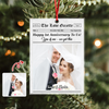 Custom Photo The Love Gazette Acrylic Ornament Christmas Gift For Couple HO82 894676