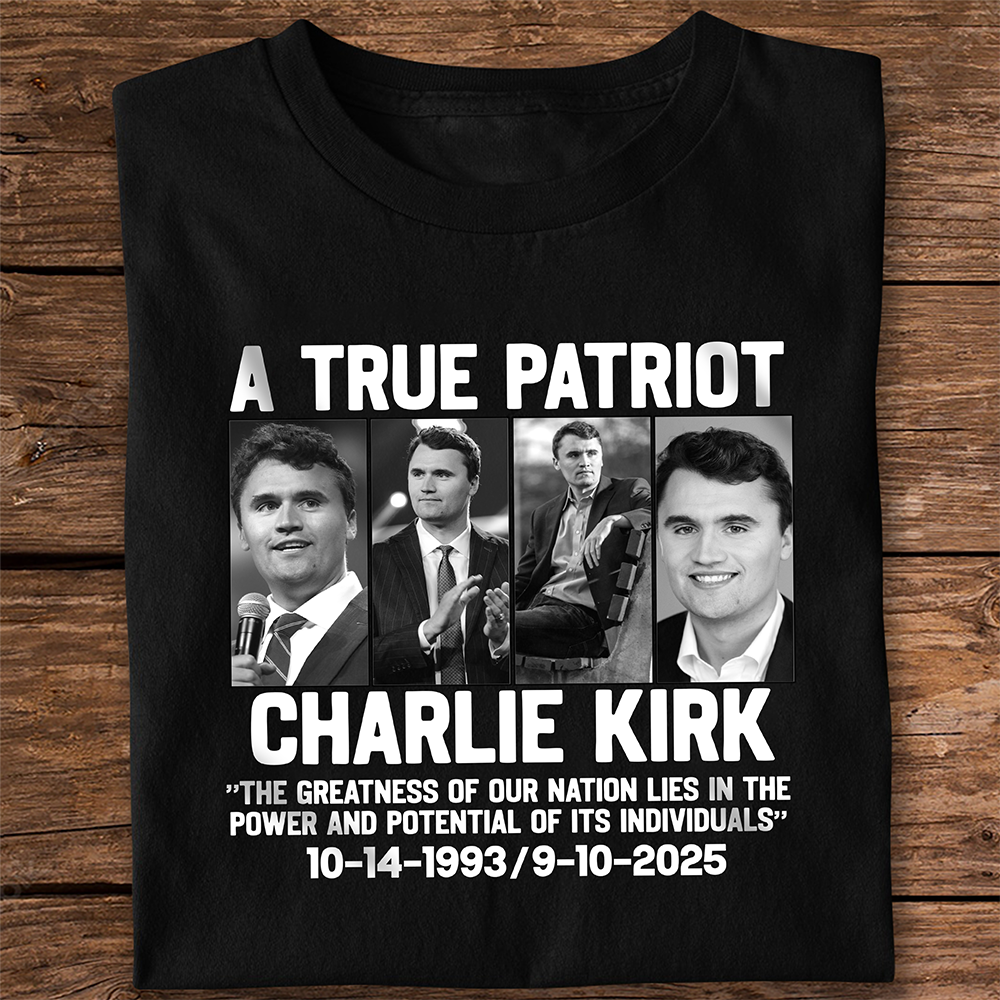 Justice for Charlie Kirk - Prayers Up Charlie Dark Shirt HA75 64418