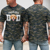 Custom Photo Dog Cat Dad Camo Pattern 3D Shirt Father's Day Gift For Husband, Dad, Grandpa HA75 921398
