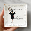 Personalized A Sweet Ending To A New Beginning Jewelry Dish Gift For Graduates LM32 899189