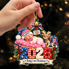 Personalized Baby's First Christmas Acrylic Ornament, Special Keepsake for New Parents HA75 919362