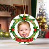 Customize Kid Face Ceramic Ornament For Christmas HO82 903746
