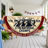 1776 National Champs 250 Years of Freedom Non-Pleated Fan Flag CH07 911974
