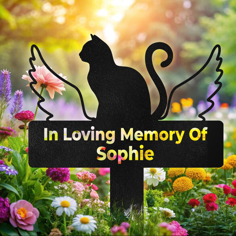 In Loving Memory Cat Garden Stake Personalized Gift TH10 891569