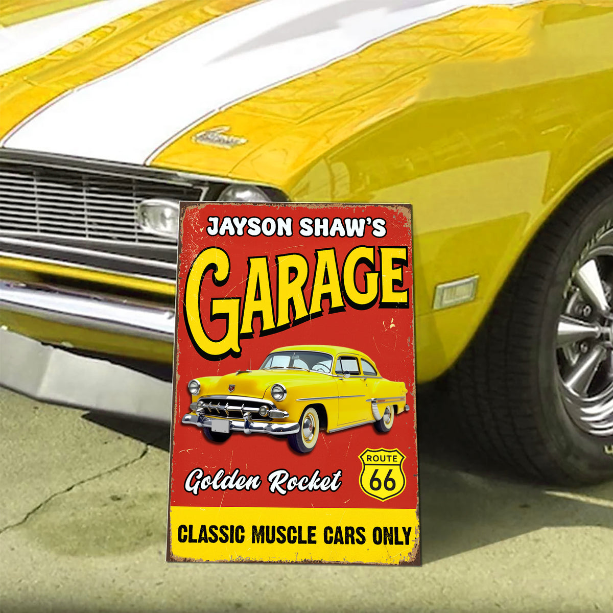 Custom Car Photo For Car Lover Metal Sign TH10 894235