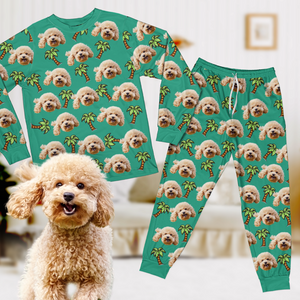 Custom Photo Dog, Cat Face Gift For Dog, Cat Lovers Sleepwear HA75 891226