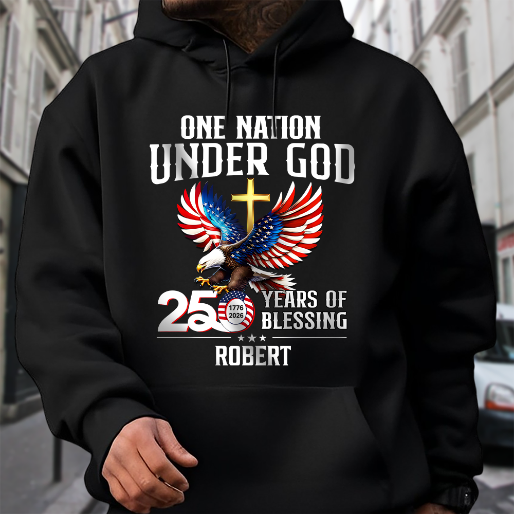 Custom Name 250 Years of Blessing America Dark Shirt LM32 899107