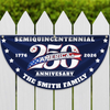 Custom Name America 250 Years Semiquincentennial Patriotic 1776-2026 Fan Flag CH07 910576
