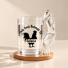 Custom Name This Cock Belongs To Naughty Glass Mug,Personalized Funny Couple Gift For Husband, Boyfriend CH07 180632