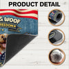 Custom 3D America Dog Red White Woof Doormat – Patriotic America 250 Years of Freedom LM32 899221