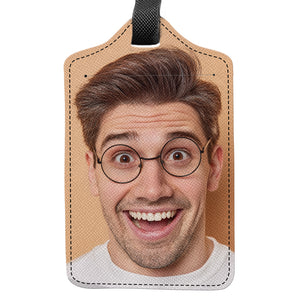 Custom Funny Photo Personalized Luggage Tag Vacation Gift HA75 892576