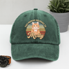 Custom Photo This Human Belongs To Dog, Cat Washed Denim Baseball Cap HA75 892512