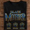 Custom Kids Names Black Mother Panther Dark Shirt, Personalized Mother’s Day Gift LM32 899887