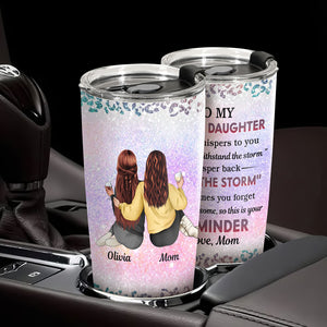 From Mom To Badass Daughter Personalized Tumbler HA75 897428