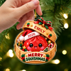 Custom Glitter Dumpling Merry Squishmas Acrylic Ornament TH10 171429