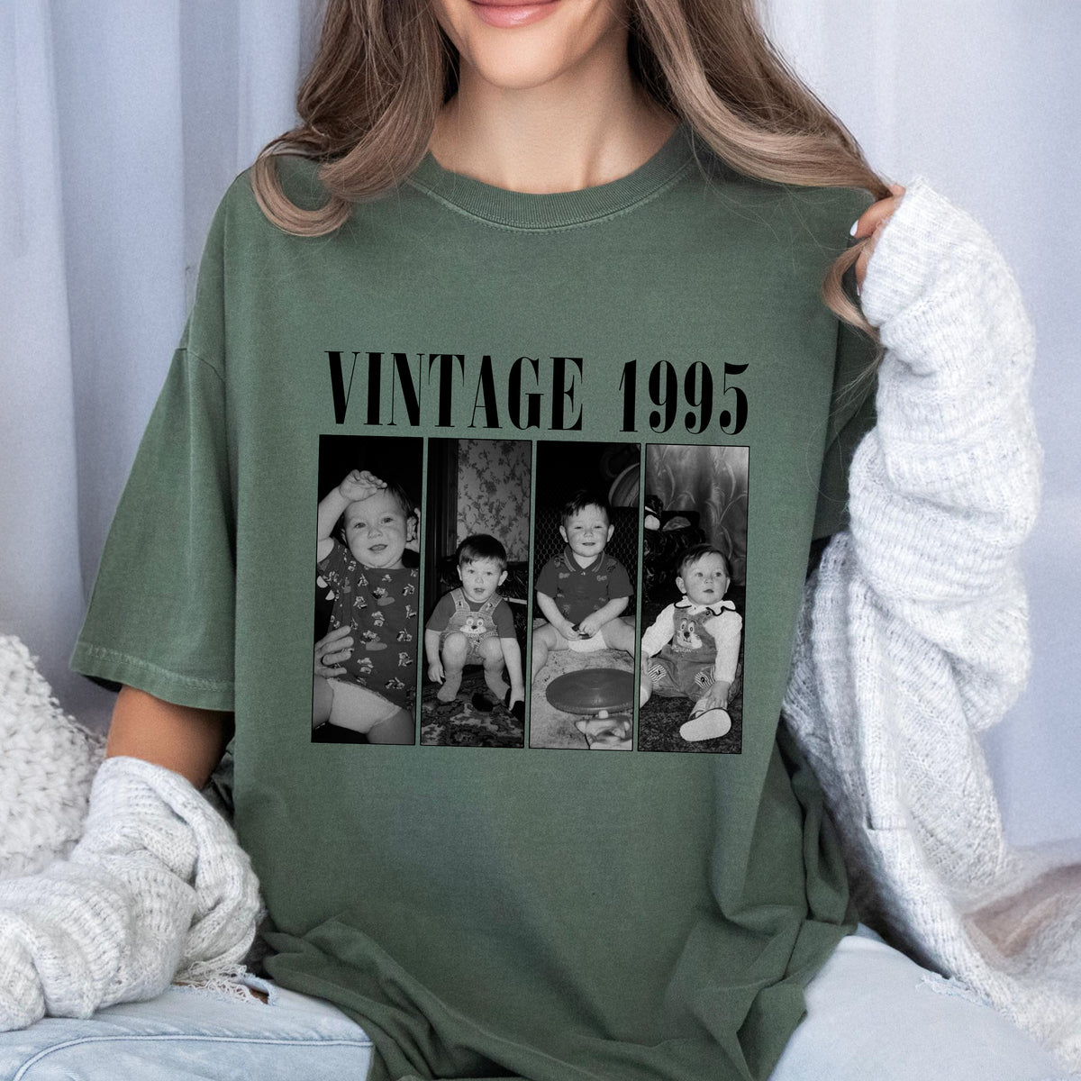 Custom Bootleg Photo Year Vintage Comfort Color Shirt Custom Year Birthday Shirt CH07 899380