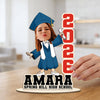 Personalized Funny Face Photo Gift for Class of 2026 Graduation Wooden Stand LM32 899319