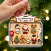 Custom Family & Pet Christmas Cookie Tray Acrylic Ornament, Personalized Holiday Keepsake TH10 171145
