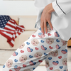 Custom Photo America Coquette Bows Pajamas Set Gift For Independence Day CH07 896100